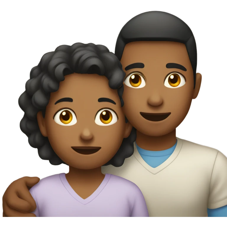A mother with her boy emoji