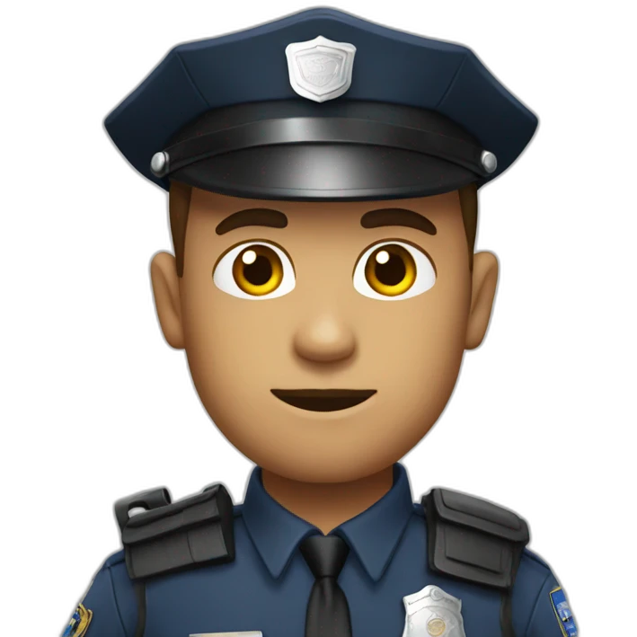 Police man stoped emoji