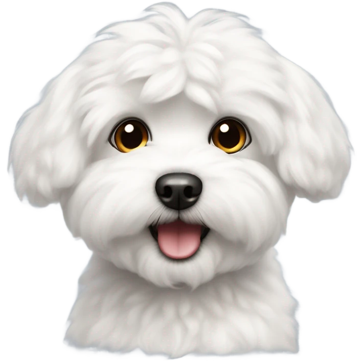 bichon maltese miny toy emoji