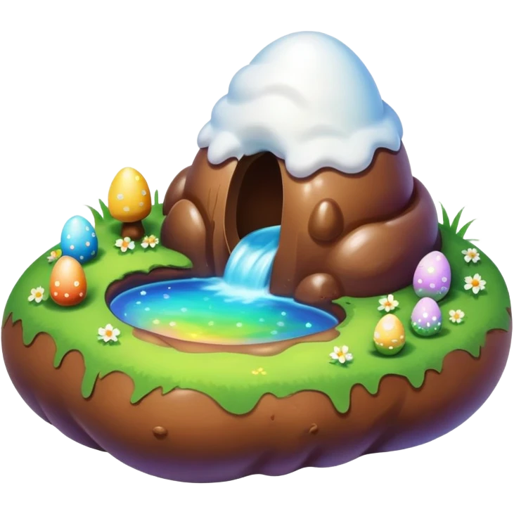 magical poop easter shire landscape  emoji