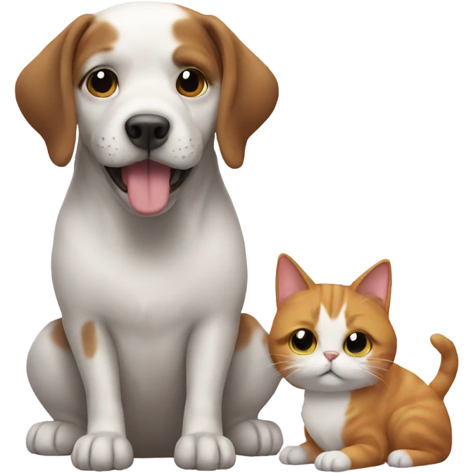 Dog and Cat emoji