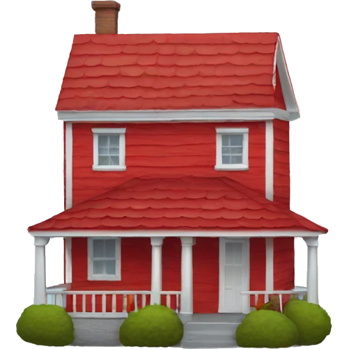 red house up side down  emoji