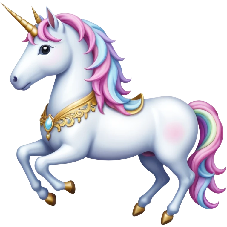 A victorian times unicorn emoji