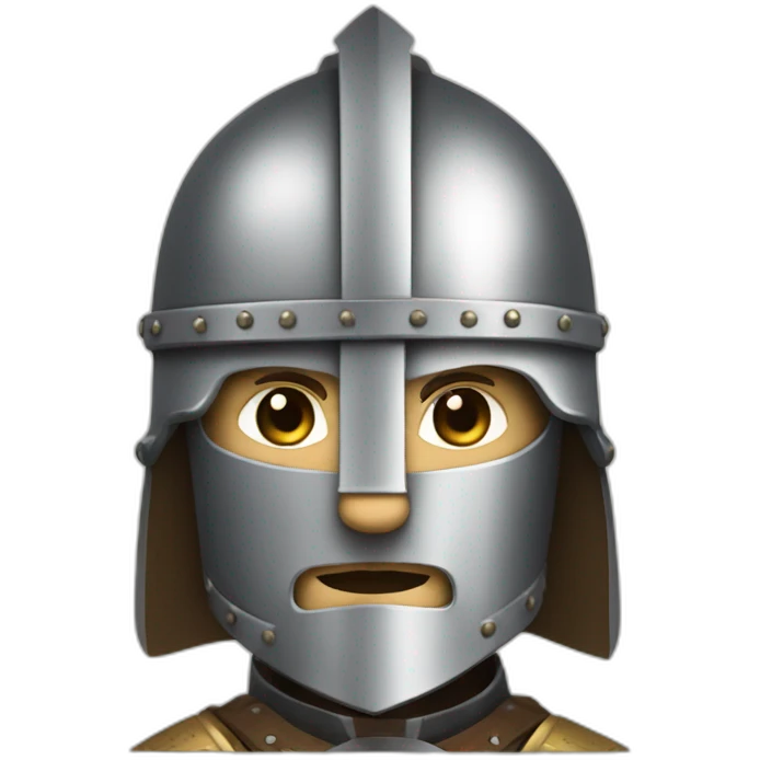 Bouclier medieval knight emoji