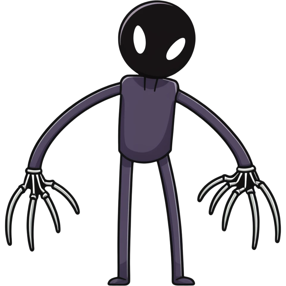 Minecraft Enderman emoji