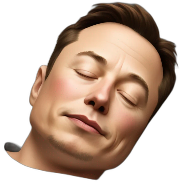 Elon musk sleeping emoji