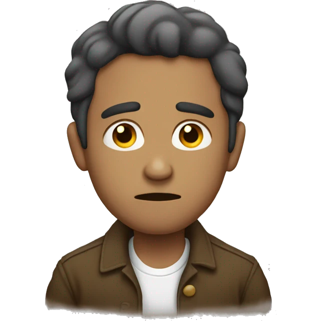 Hombre triste  emoji