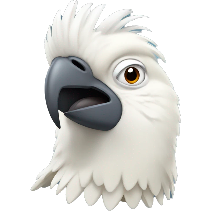 Angry cockatoo head emoji