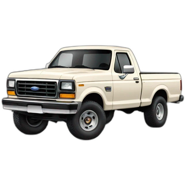 Cream 1987 F-150 emoji