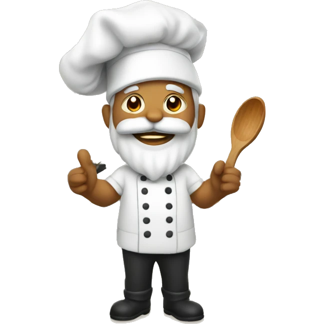 Santa as a chef emoji