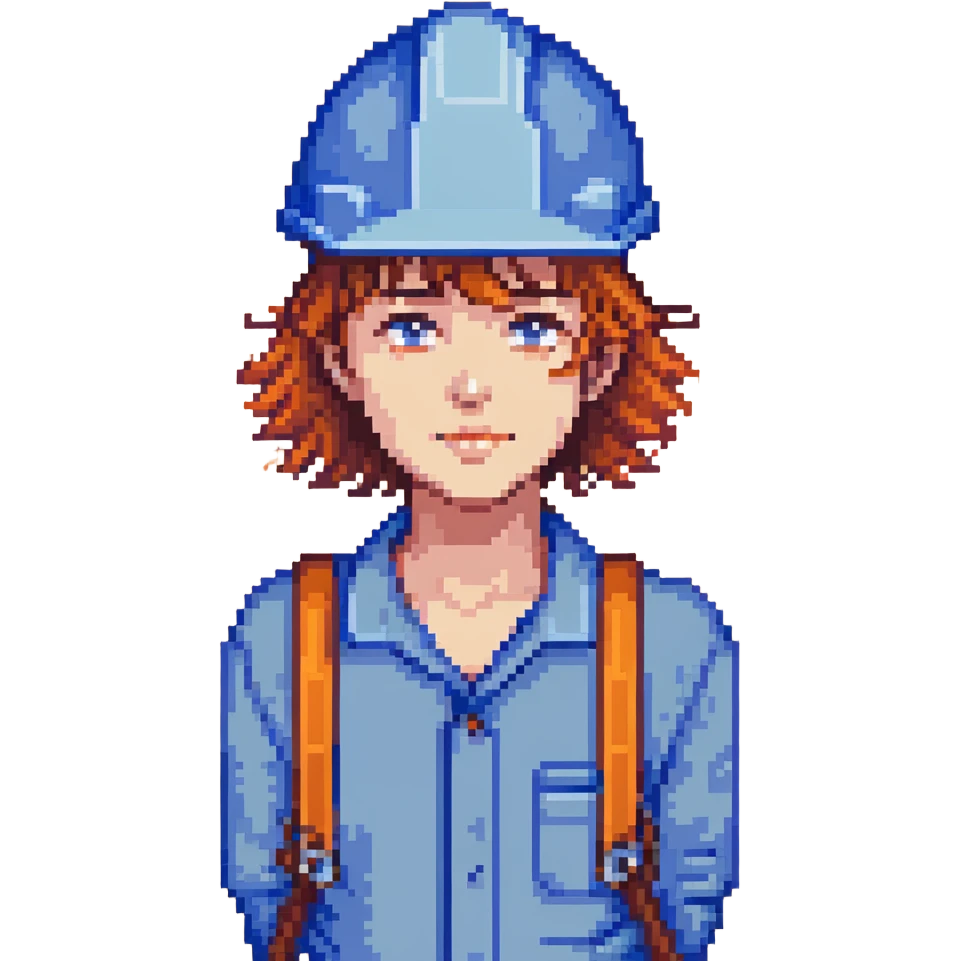 blue rescue worker hard hat emoji
