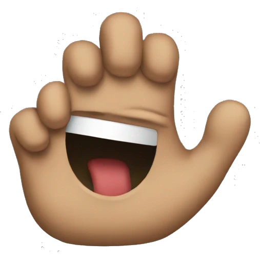 hold on  emoji
