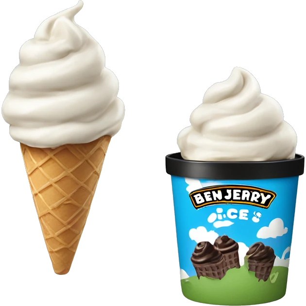 ben jerry’s ice cream emoji