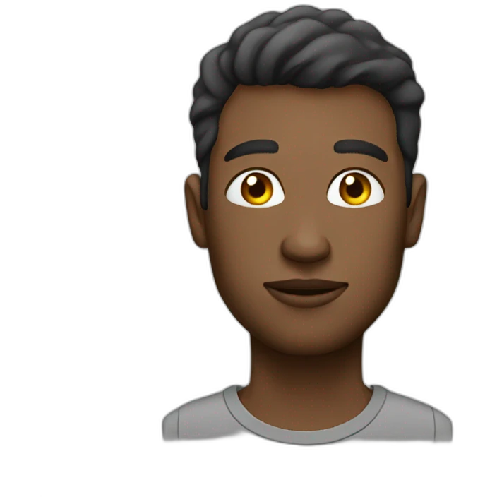 man with 'IDD' on tshirt emoji