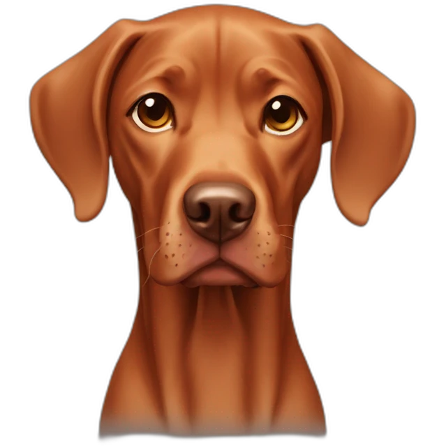 Dog vizsla emoji