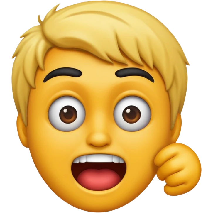 Crazy idiot emoji