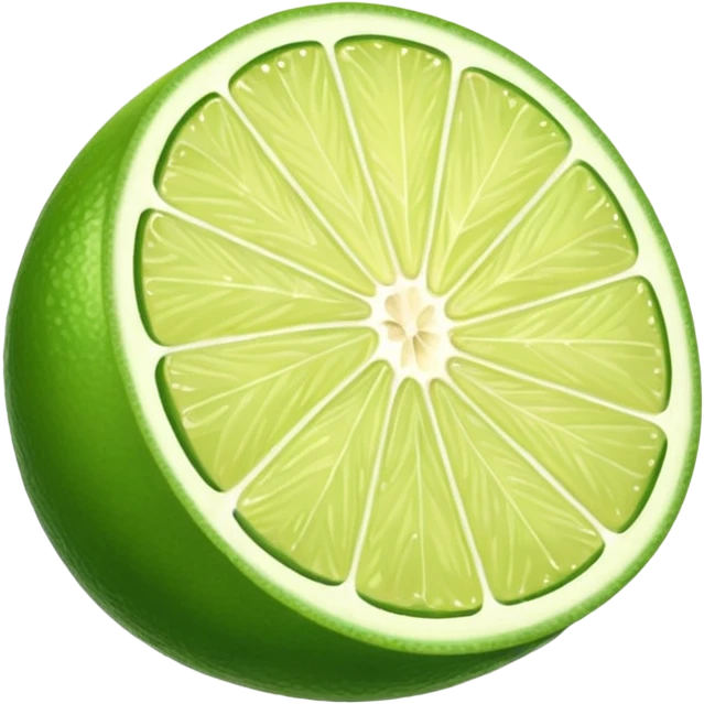 half lime emoji