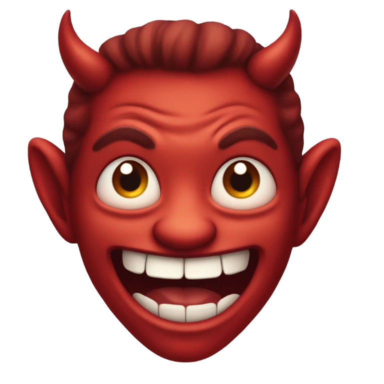 Devil emoji rubbing hands together  emoji