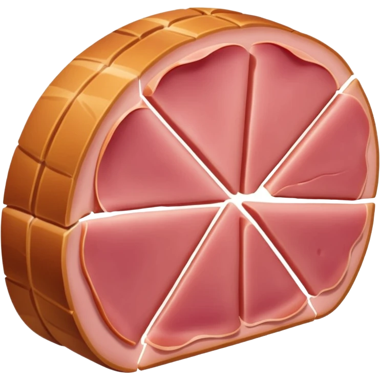 fette di prosciutto cotto chiaro  emoji