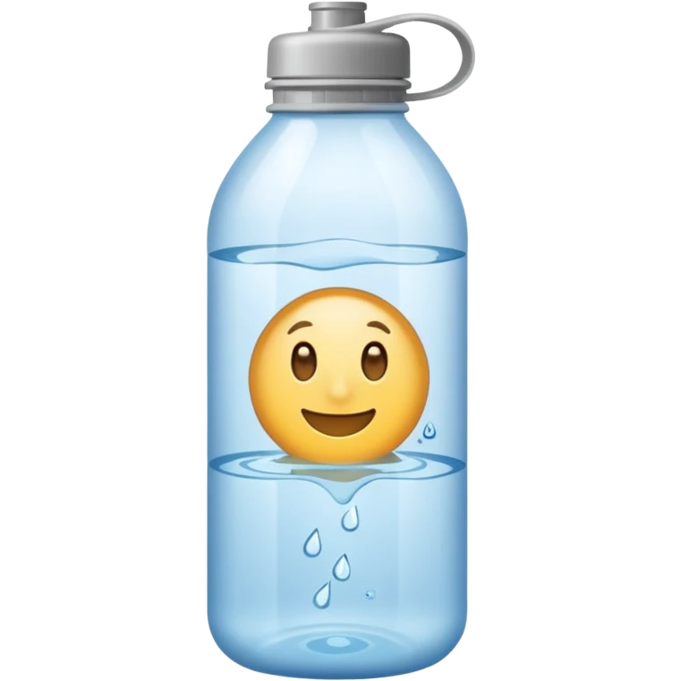 Store bought Water bottle emoji emoji
