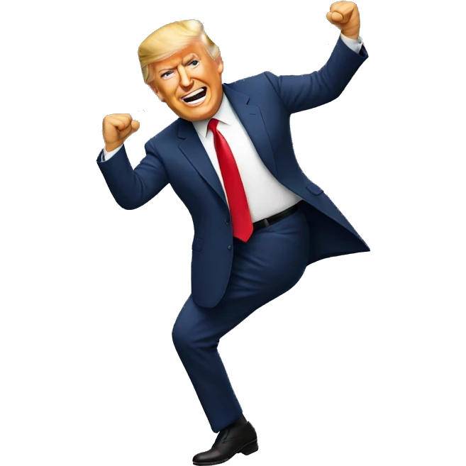 Trump dancing emoji