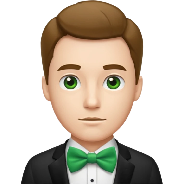 guy with green bow tie emoji