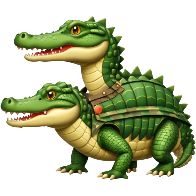 Crocodile bombardier emoji