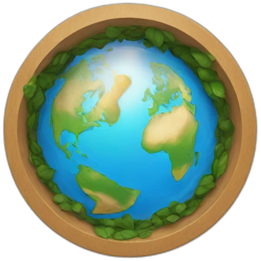 Flat earth emoji emoji