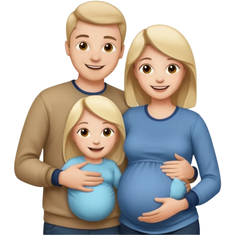 یک زن و شوهر که درحال بچه دار شدن هستن emoji