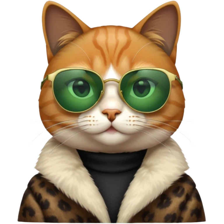 Cat wearing sunglasses emoji
