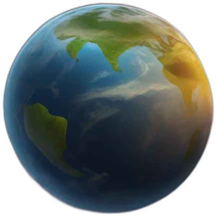 Meteorit Touch earth emoji