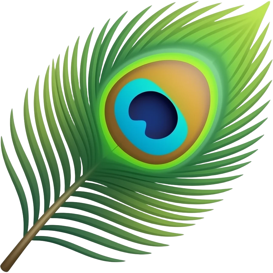 Make peacock feather emoji emoji