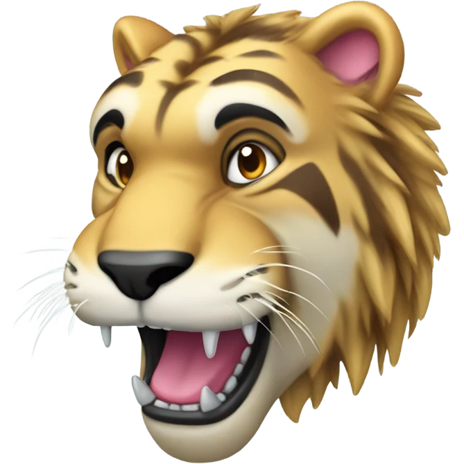 Saber tooth Tiger in parka emoji