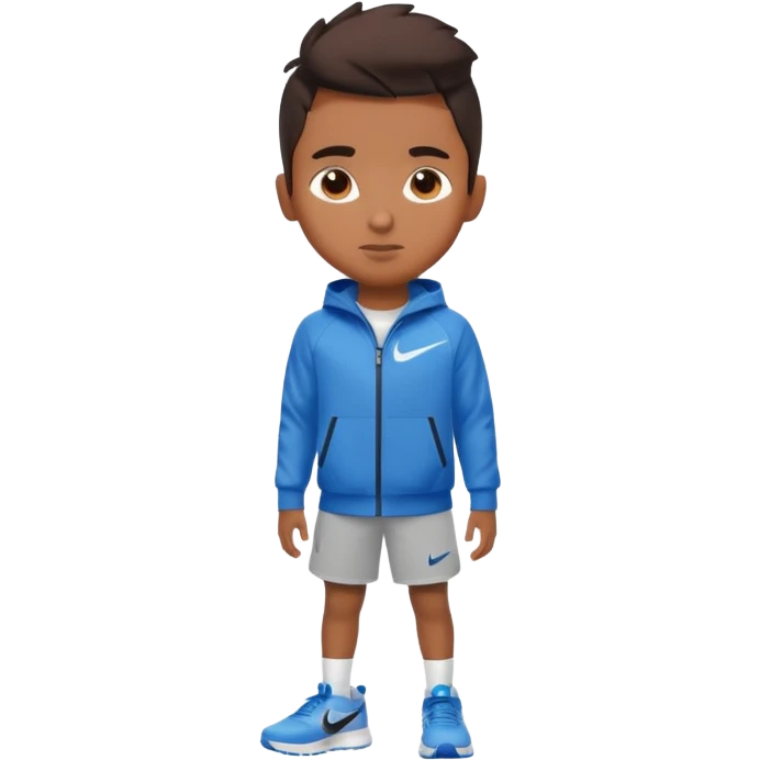Nike tech with brown boy  emoji