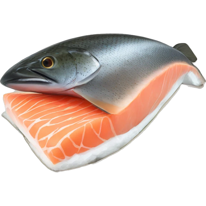 fillet salmon with skin emoji