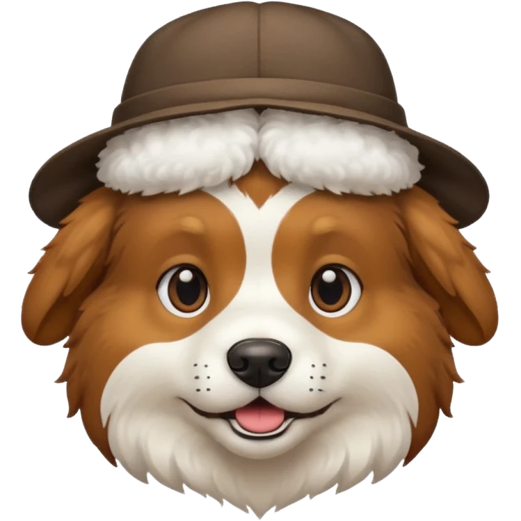 Dog with had emoji