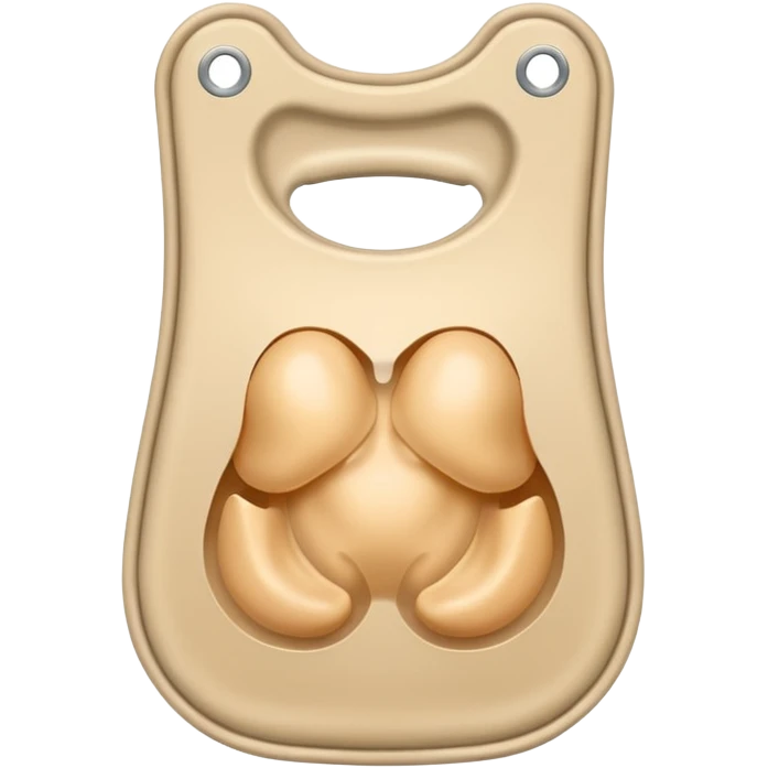 ostomy bag in beige emoji
