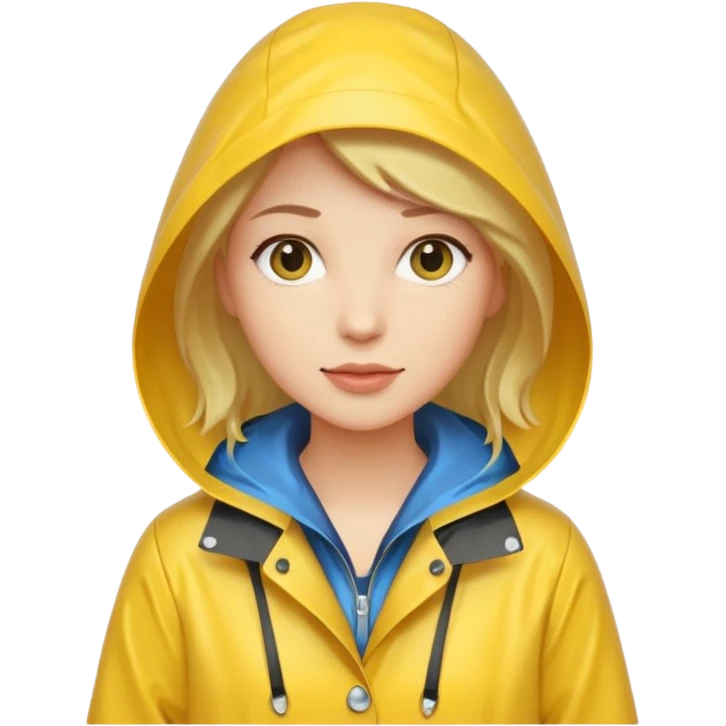 yellow raincoat for women emoji