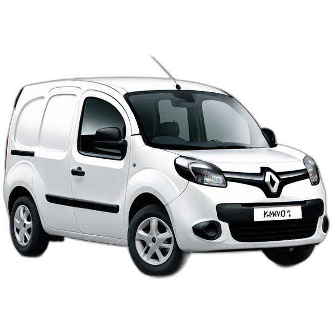 renault kangoo blanc de côté sans barres de toi emoji