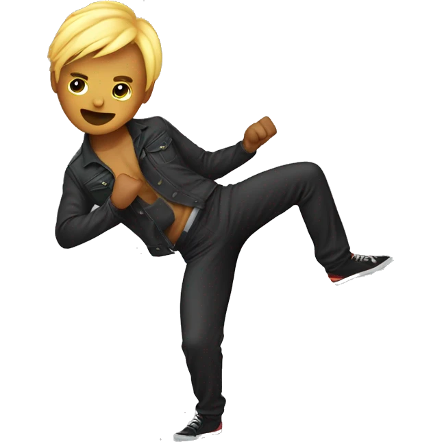 draw a twerking fighter emoji