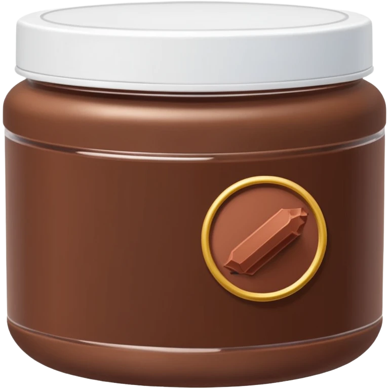 chocolate protein powder jar emoji