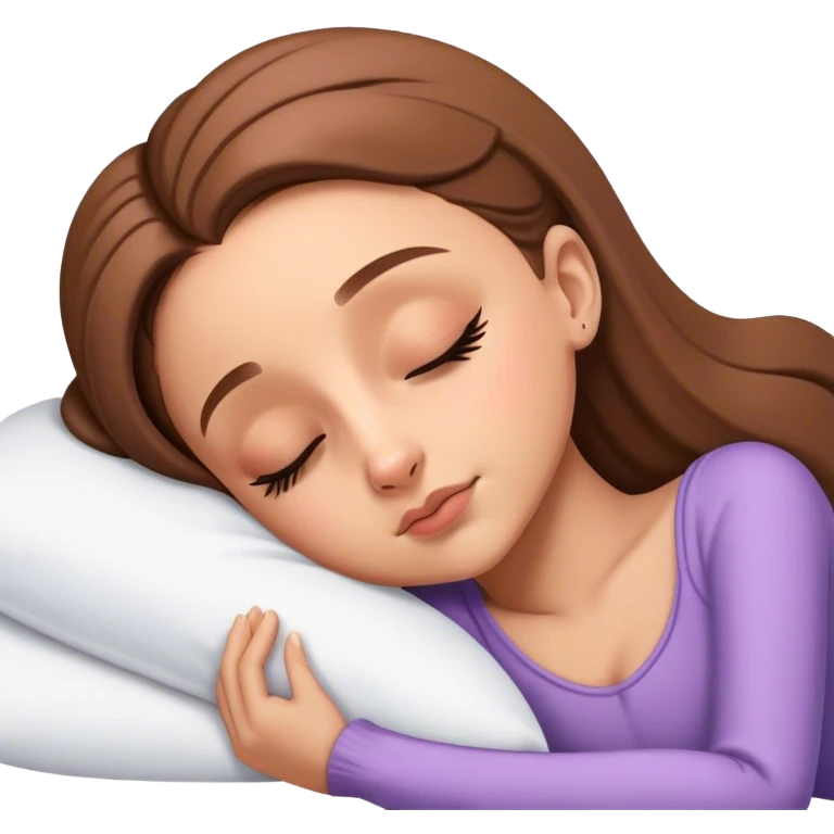 Ariana Grande sleeping emoji