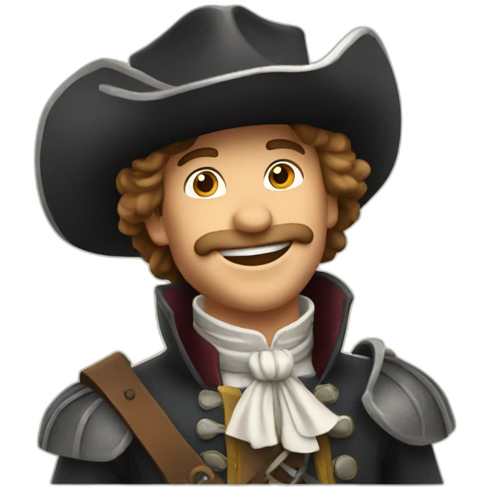 happy musketeer emoji