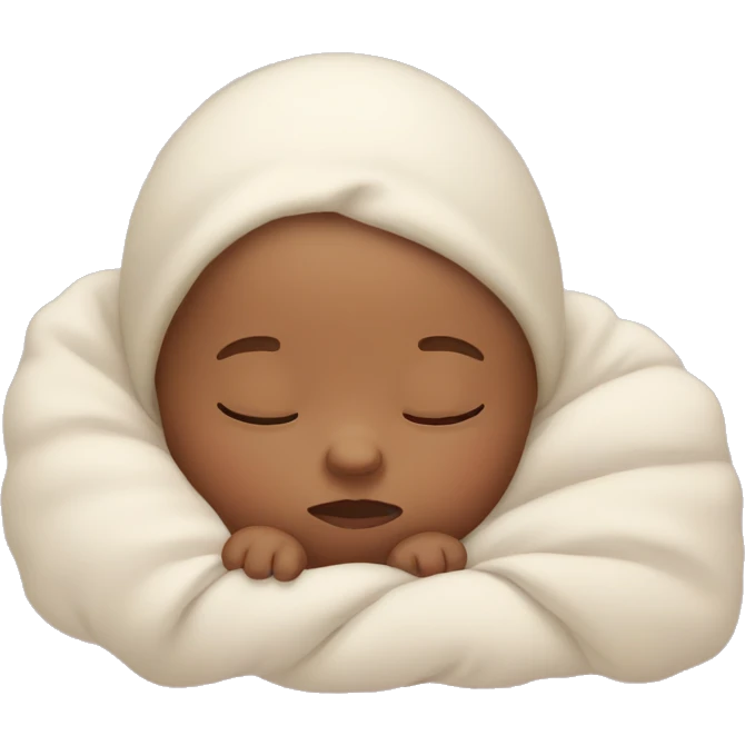 Sleeping baby  emoji