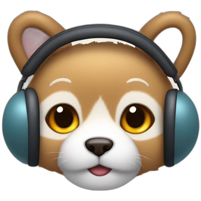cartoon furr earmuff  emoji