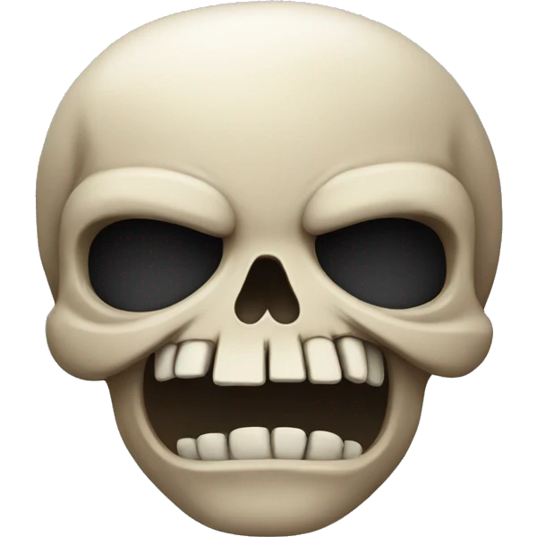  skull with fist emoji