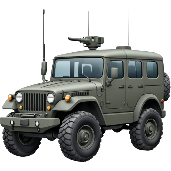 Turkish's Military Car emoji