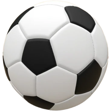 A mini football (futsal) ball placed on the court, with the goals and boundary lines visible in the background. The scene captures the fast-paced nature of the sport, with the compact indoor court and a focus on the ball ready for action. emoji