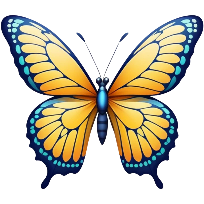 flying butterfly emoji