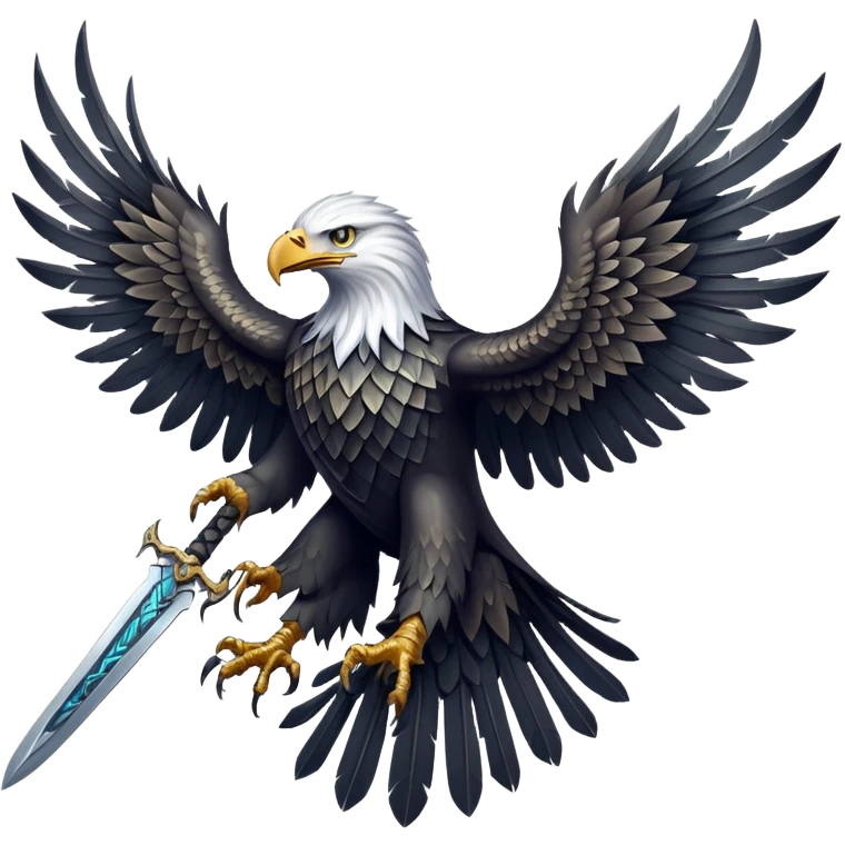 Dagestani Eagle with Magic Swords emoji